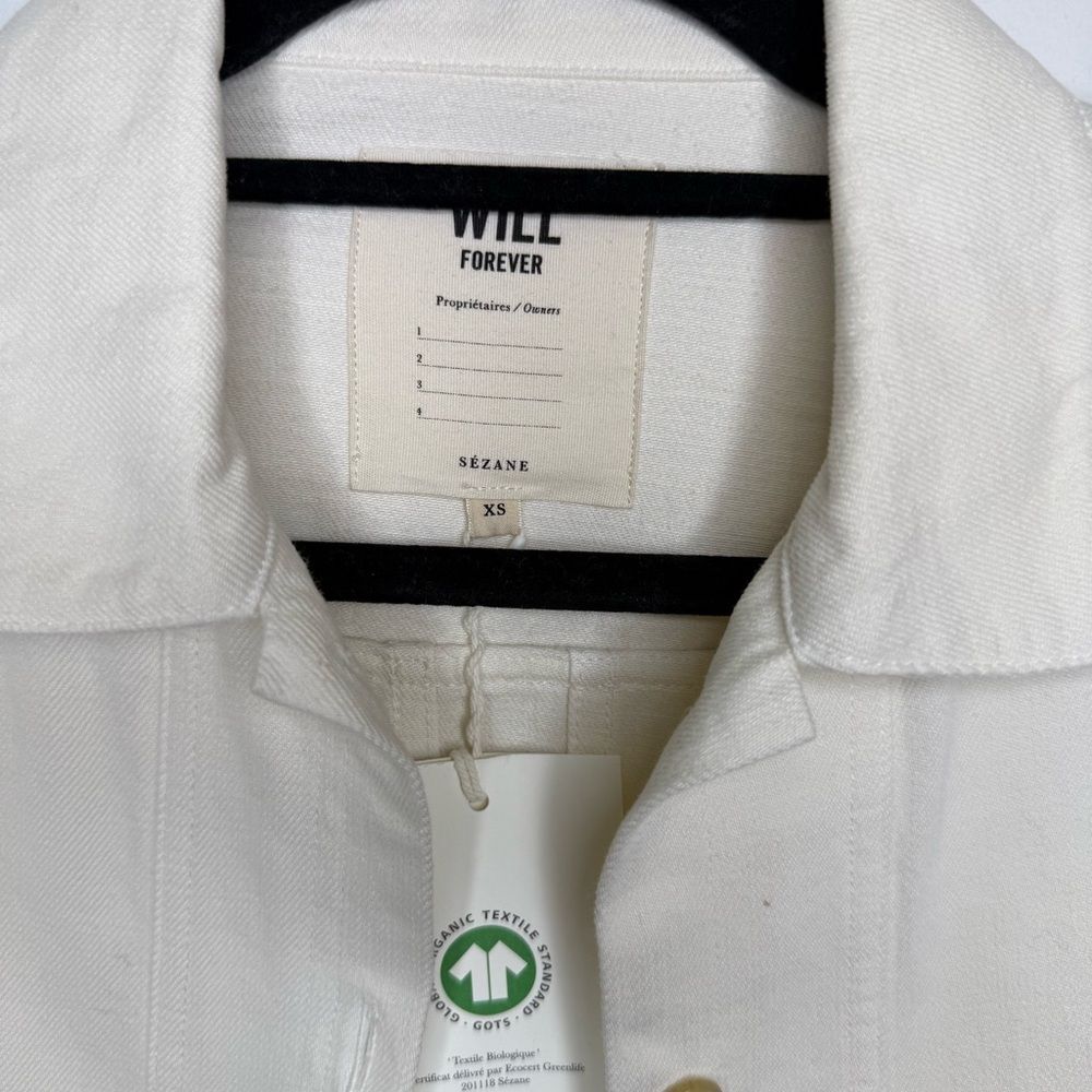 Sezane Ivory Will Jacket XS - Picture 3 of 7